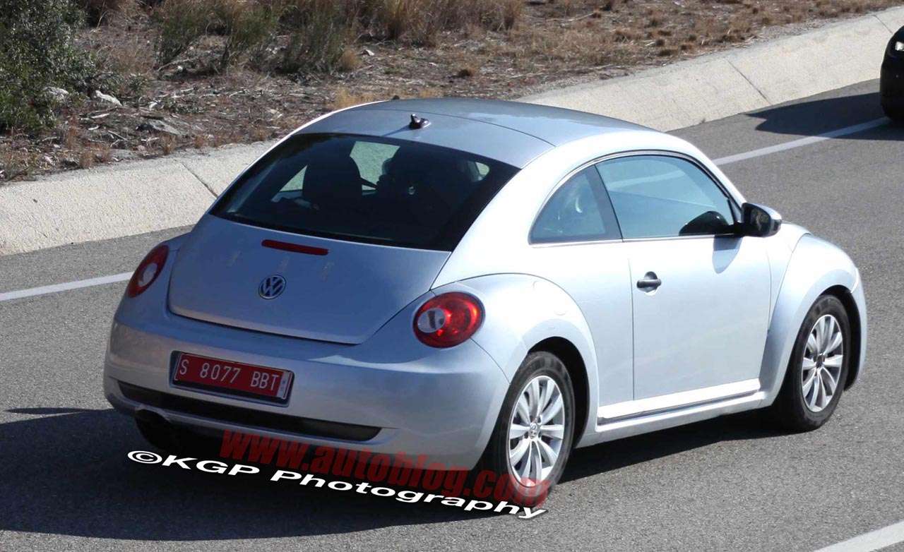 Nowy Volkswagen Beetle szpieg fot marzec 2011