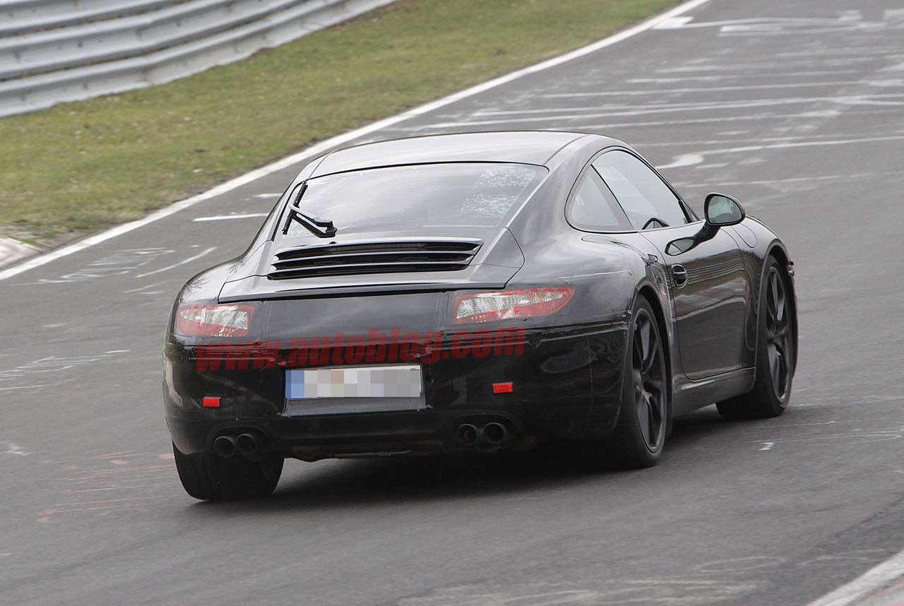 Porsche 911 kers fot szpieg maj 2011