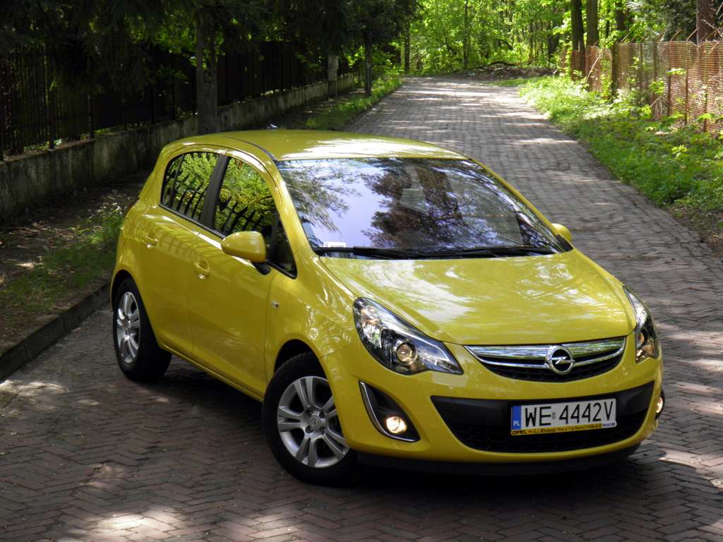 Opel Corsa Yellow