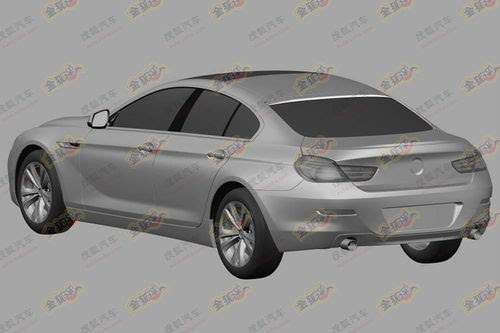 BMW 6 Gran Coupe Concept rysunki patentowe maj 2011
