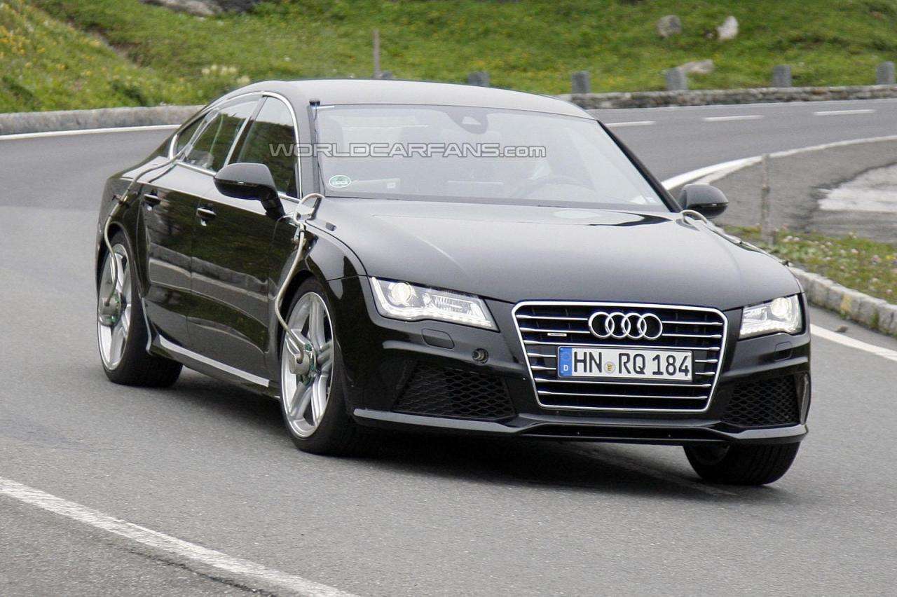 Audi S7 przylapane fot lipiec 2011