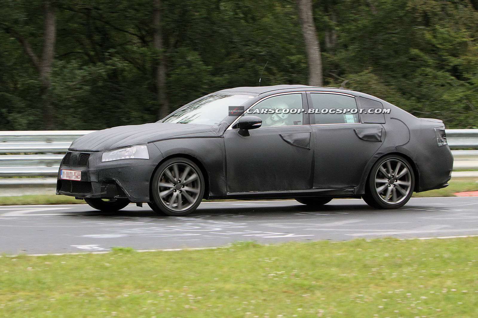Lexus GS 2013 fot szpieg lipiec 2011