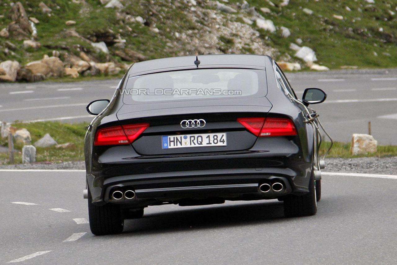 Audi S7 przylapane fot lipiec 2011