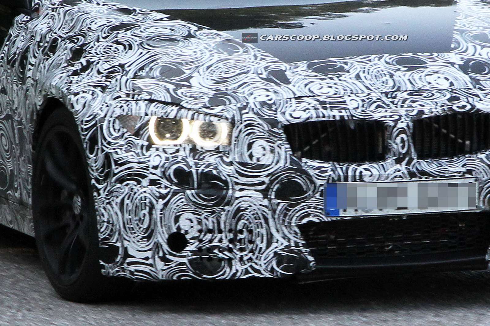 BMW M3 przylapane fot szpieg wrzesien 2011