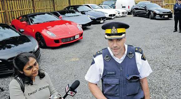 confiscated supercars in canada glo