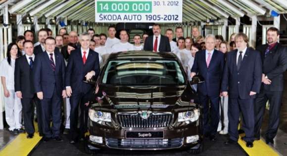 skoda produced 14 millionth car 42245 7 glo