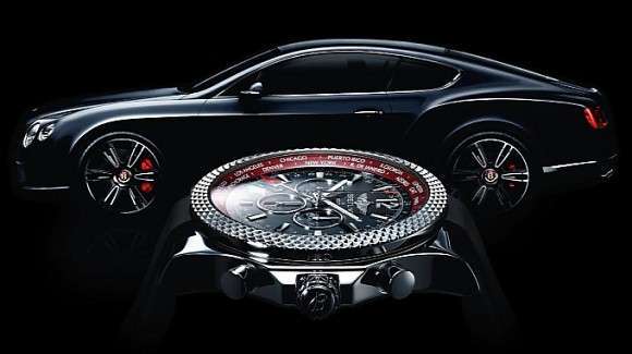 Bentley Continental GT V8 zegarek Breitling