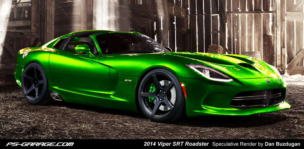 SRT Viper GTS roadster rendering