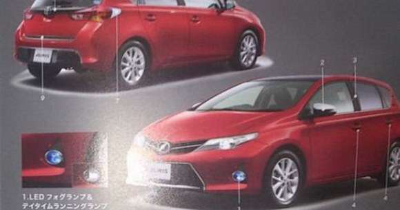 Toyota Auris 2013 wyciek zdjęć