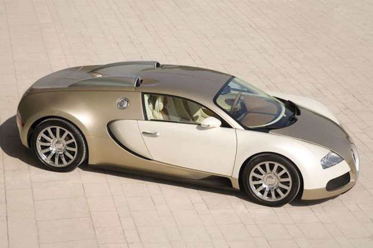 Złote Bugatti Veyron