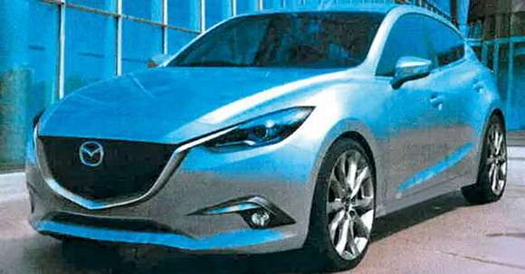 Nowa Mazda3 2014 wizualizacja