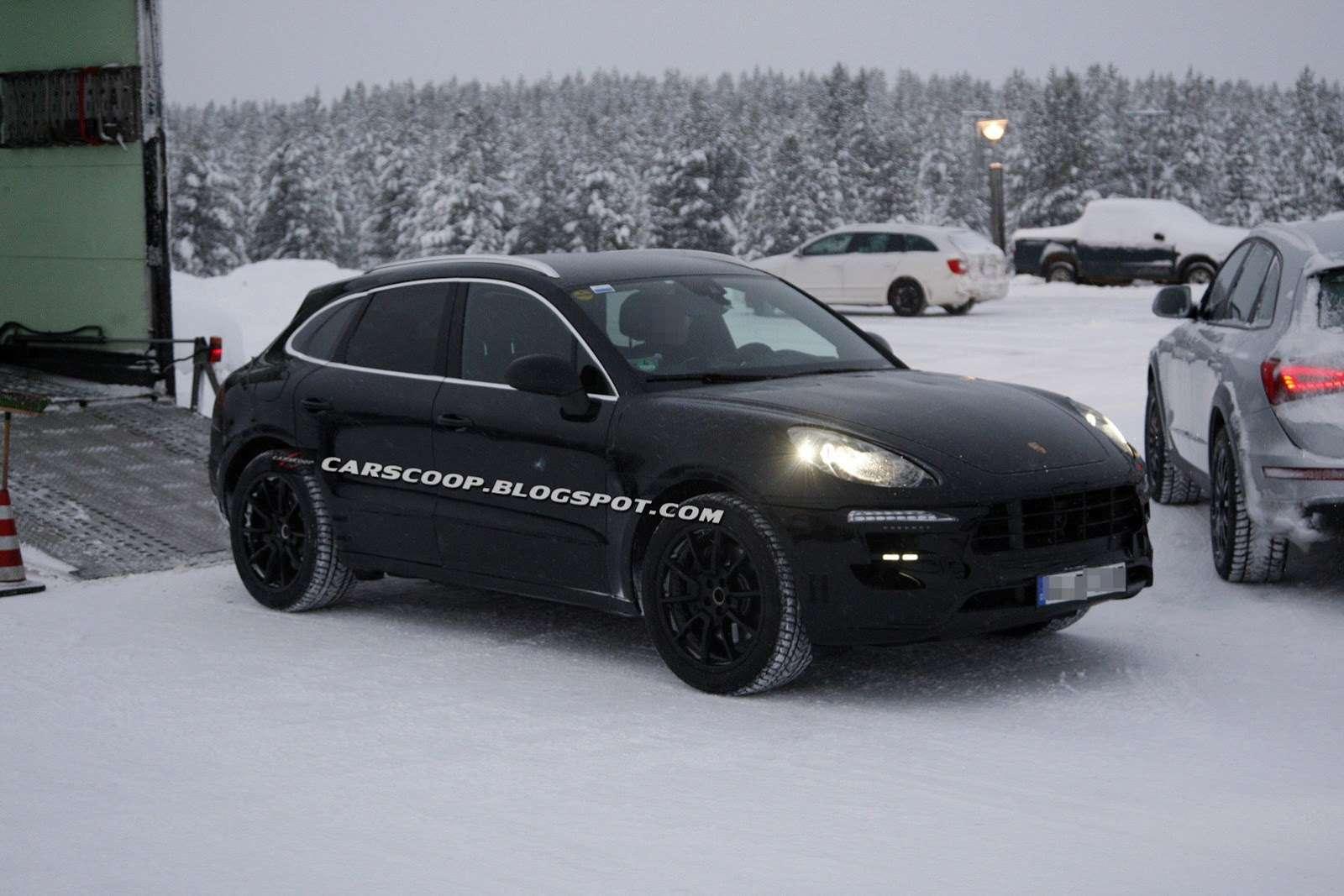 Nowe Porsche Macan przyłapane podczas zimowych testów