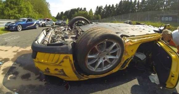 Wypadek Porsche 911 GT2