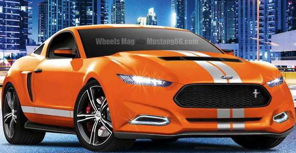 Nowy Ford Mustang 2014 rendering