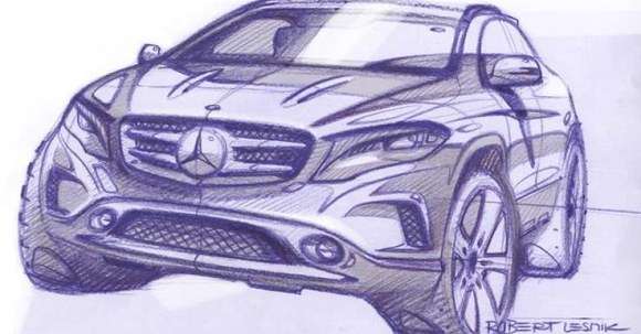 Mercedes GLA teaser
