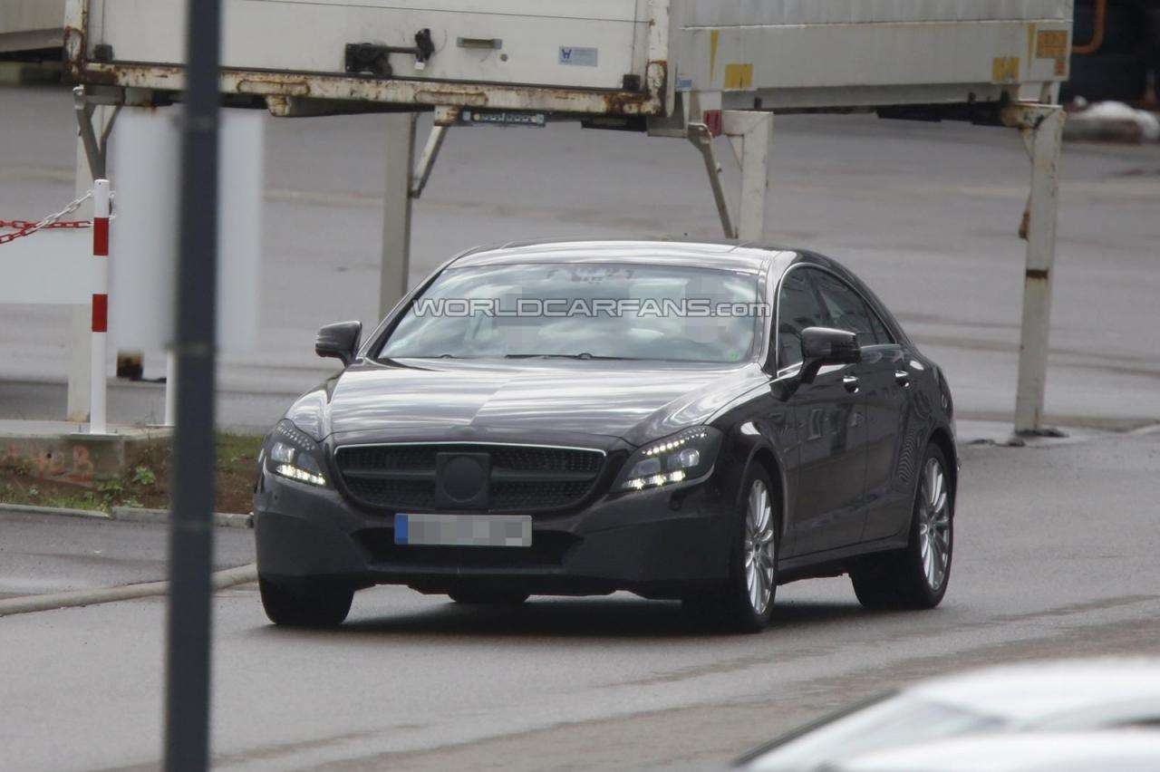 Mercedes CLS 2015 facelift szpiegowskie
