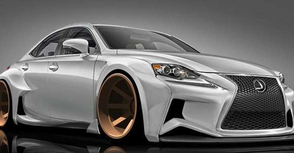 Lexus IS rysunek design