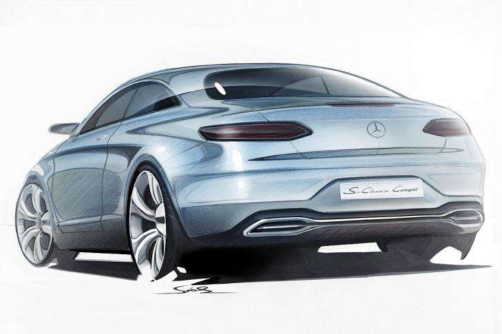 Mercedes klasy S Coupe Concept teaser