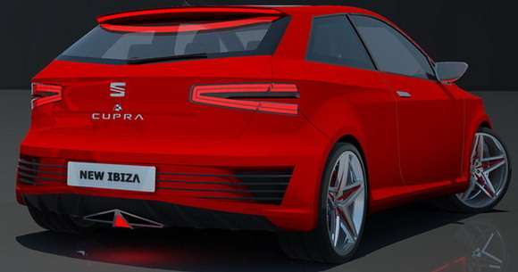 Seat Ibiza Cupra rendering