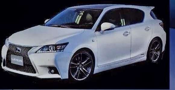 Lexus CT200h facelift leaked
