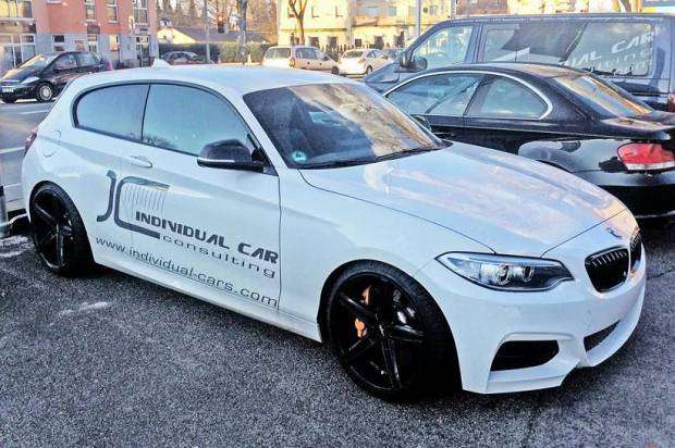 BMW M135i with BMW M235i Coupe front