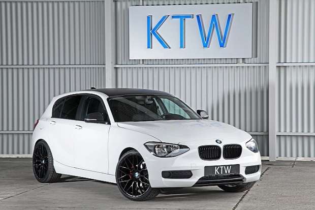 BMW 116i KTW tuning white