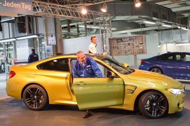 BMW M4 Coupe production