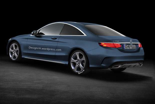 Mercedes-Benz C Coupe W205 rendering