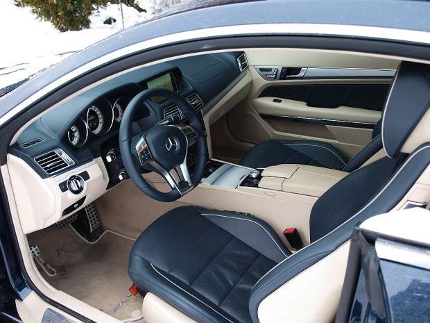Mercedes E400 Coupe interior
