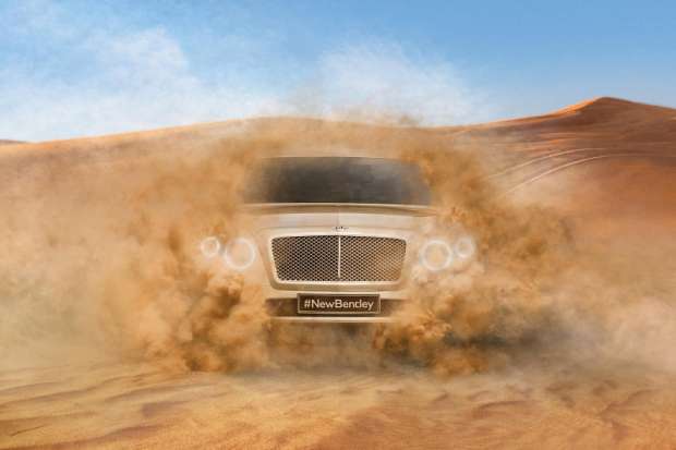Bentley SUV teaser