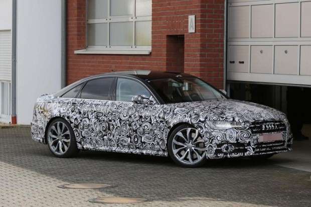 Audi S6 Facelift spy 2015