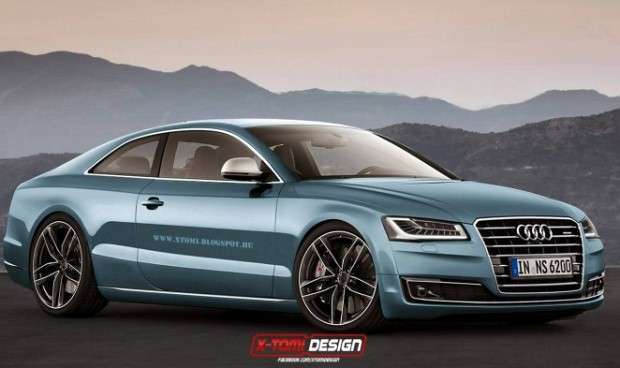 Audi A8 Coupe rendering