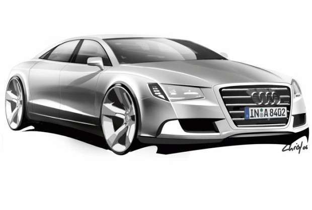 Audi A9 rysunek