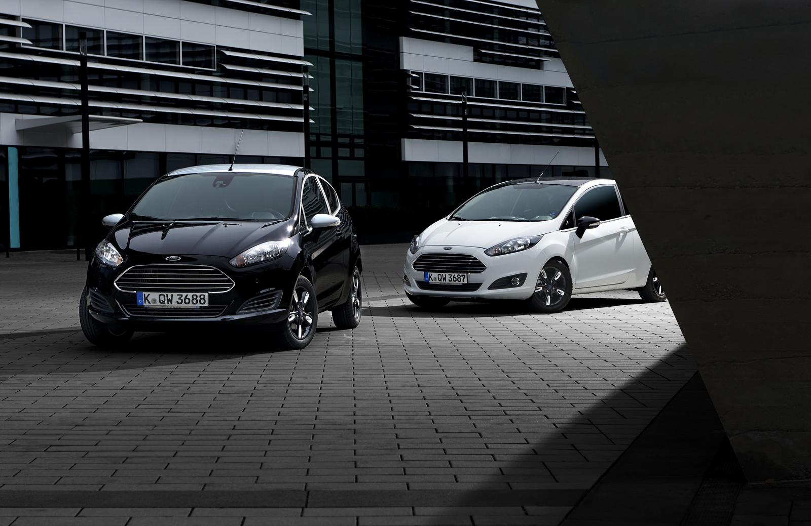 Ford Fiesta Black and White