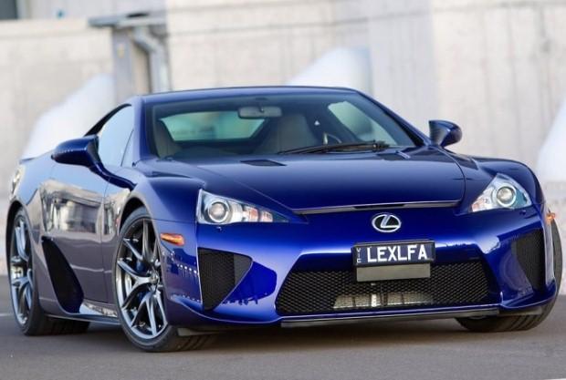 Lexus LFA blue