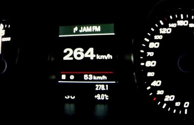 Audi S5 prędkościomierz