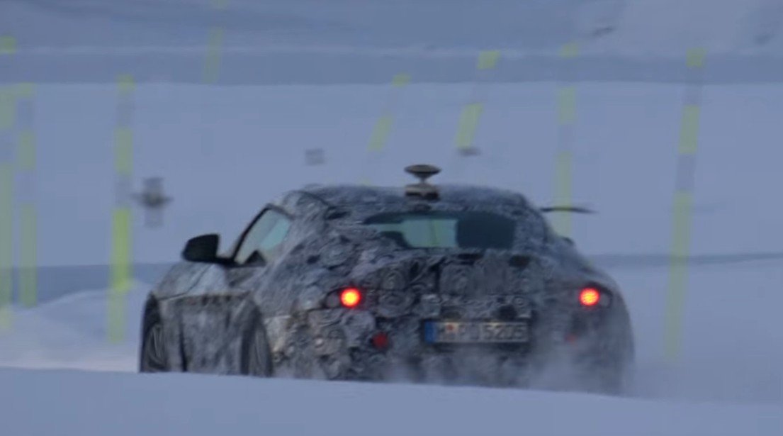 Toyota Supra 2018 snow test