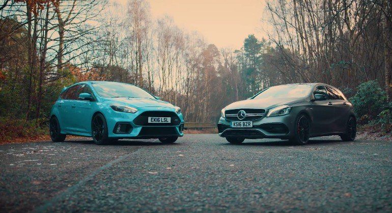 Ford Focus RS Mountune kontra Mercedes A45 AMG