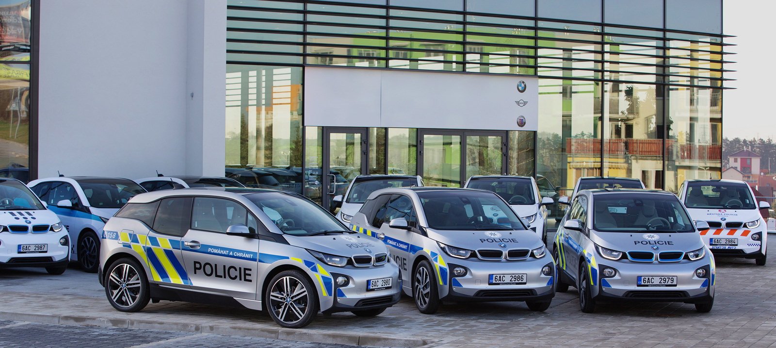 BMW i3 czeska policja
