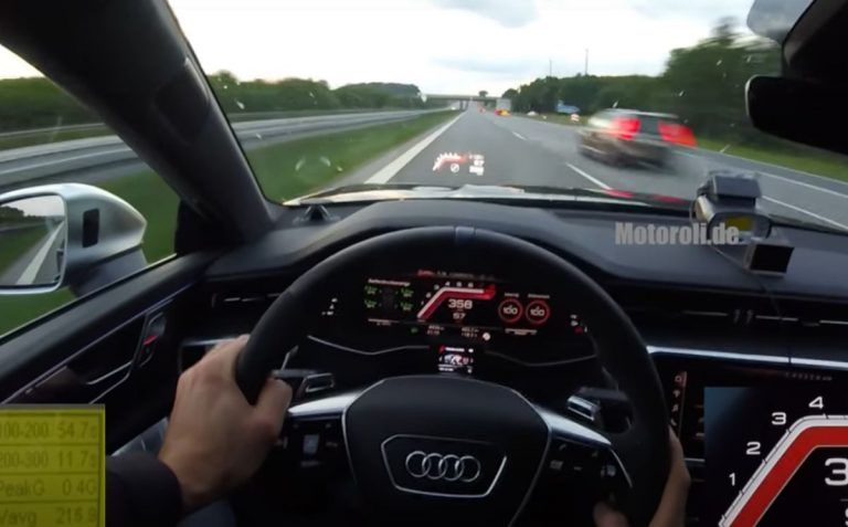 Audi RS7 Sportback (2020) na autostradzie