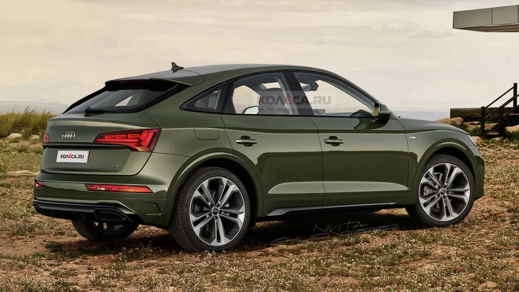 Audi Q5 Sportback (2021) – rendering Kolesa.ru