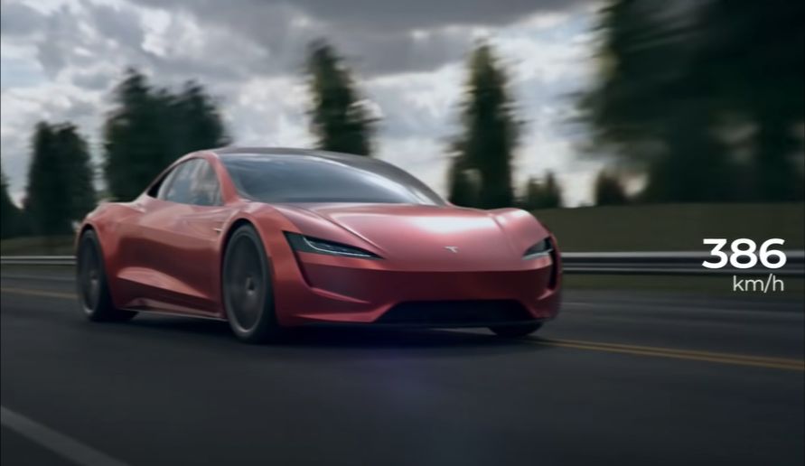 Tesla Roadster - przyspieszenie