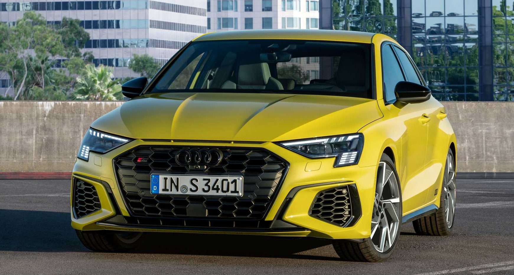 Audi S3 Sportback 2021 – kolor żółty