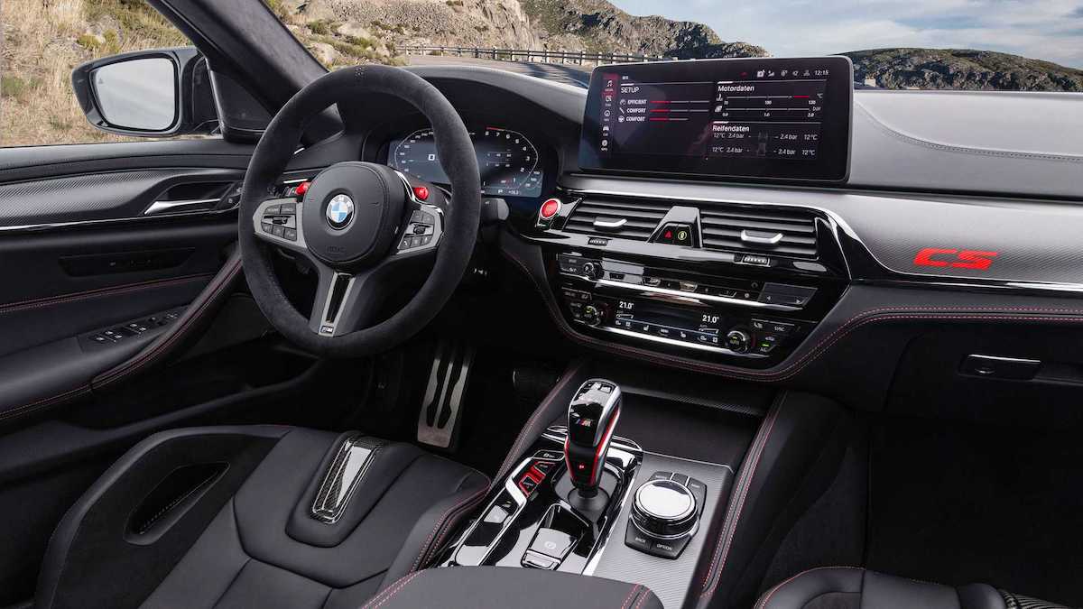 BMW M5 CS (2021): wnętrze