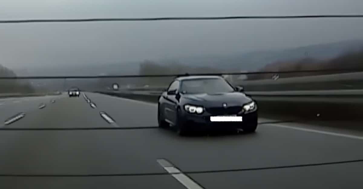 BMW M4 na autostradzie