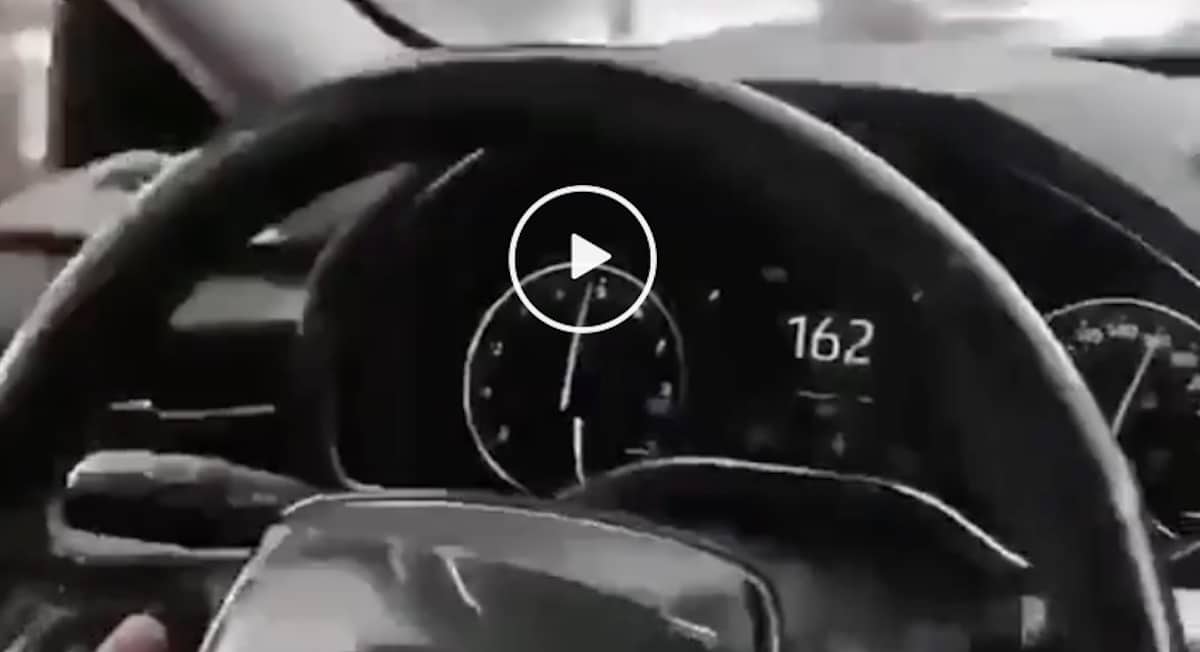 Toyota Highlander: wypadek przy 160 km/h