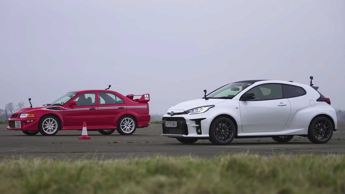 Toyota GR Yaris vs. Mitsubishi Evo VI
