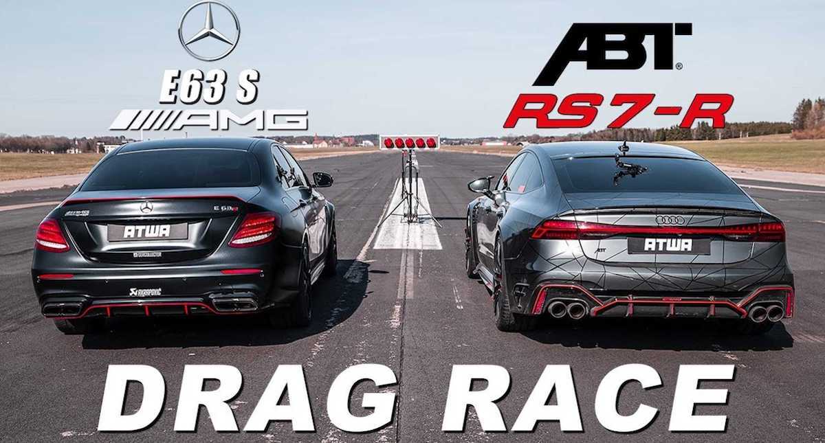 Audi RS7-R vs Mercedes-AMG E63 S, ABT