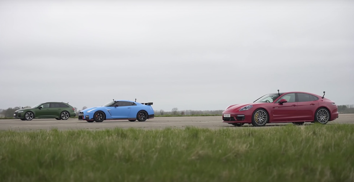 Audi RS6 vs Nissan GT-R Nismo vs Porsche Panamera Turbo S e-hybrid
