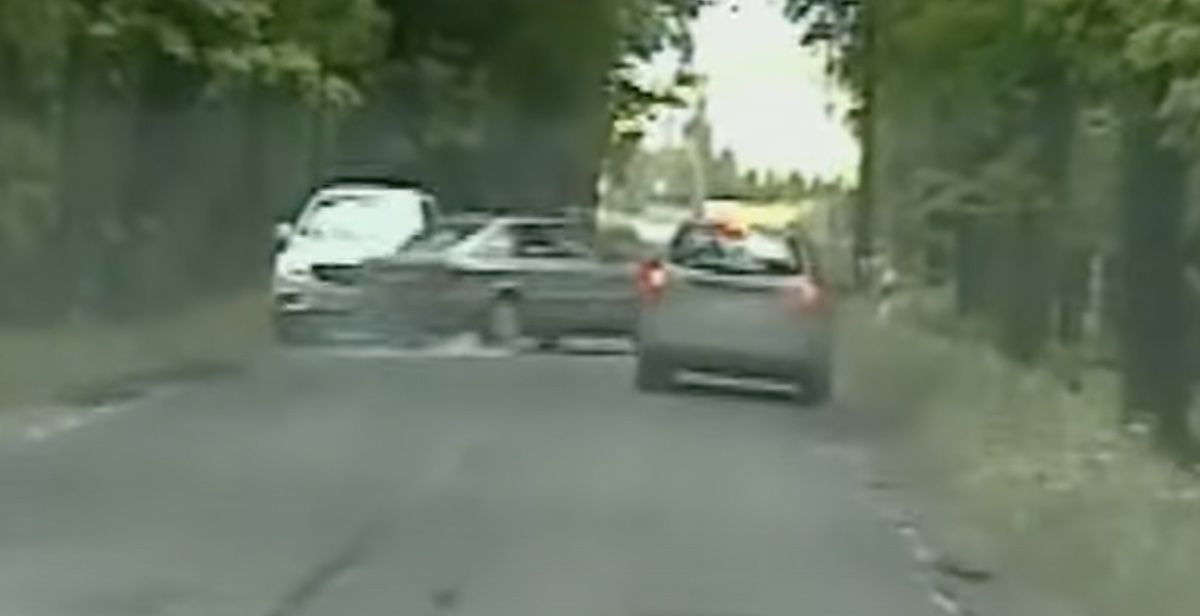 Audi 80 Opel Mokka wypadek